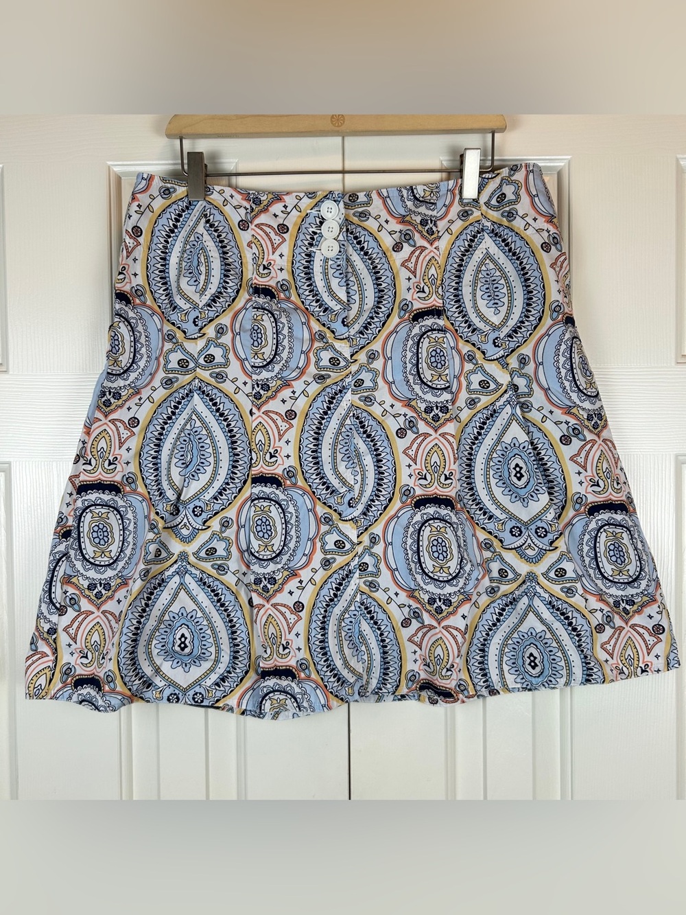 Ann Taylor Loft Paisley Mini Skirt